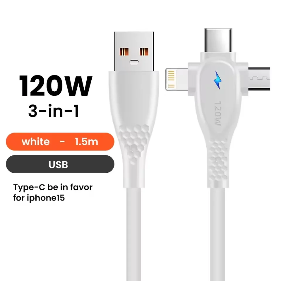 120W 3 In 1 Usb A T… - image