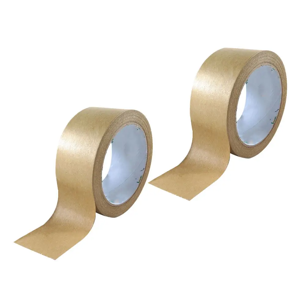 2-rolls-kraft-paper-tape-35mm-water-resistant-self-adhesive-diy-gift-wrapping-decoration-paper-tape-for-crafts