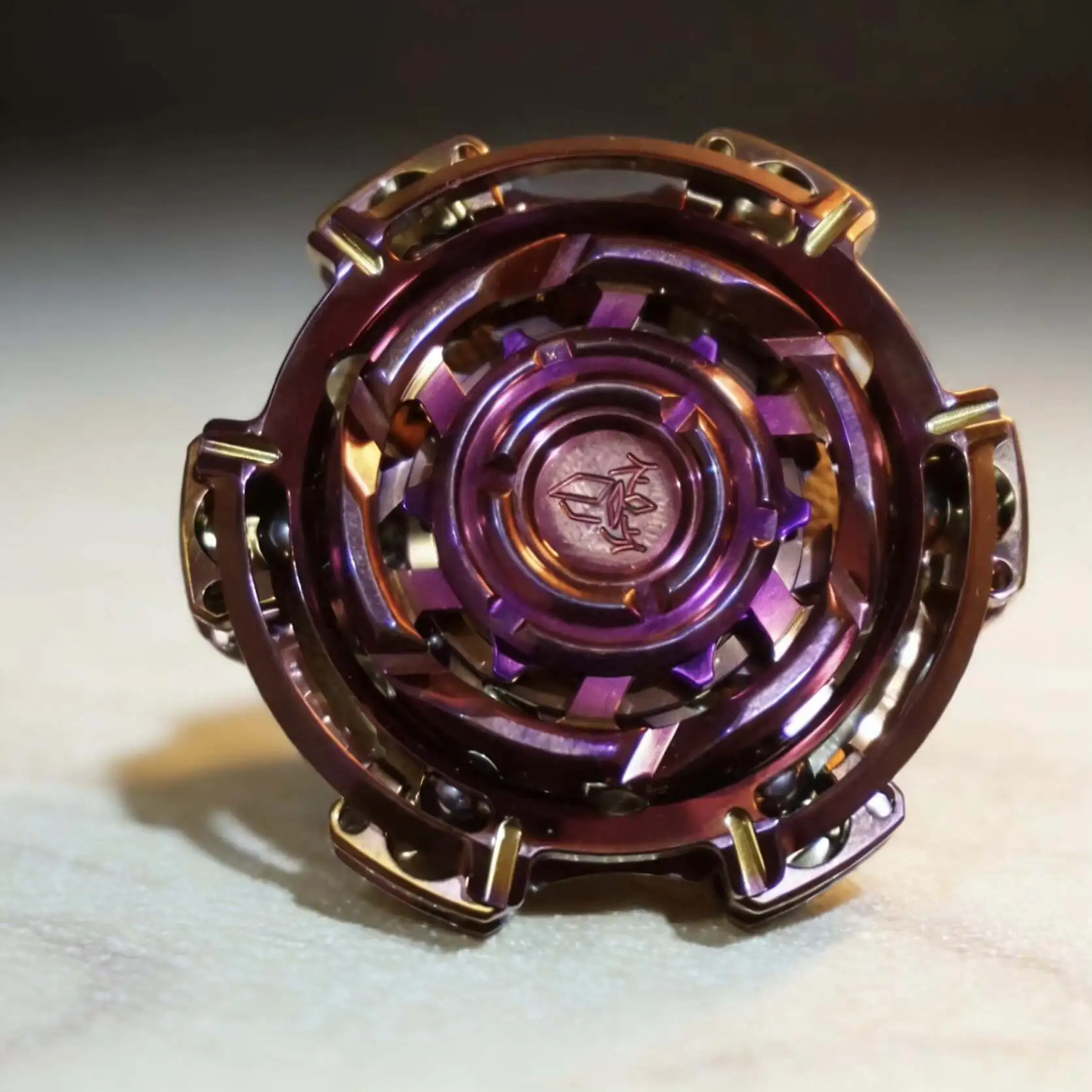 Used EDC Secret Engraving Ring Limited Color EDC Fingertip Gyro
