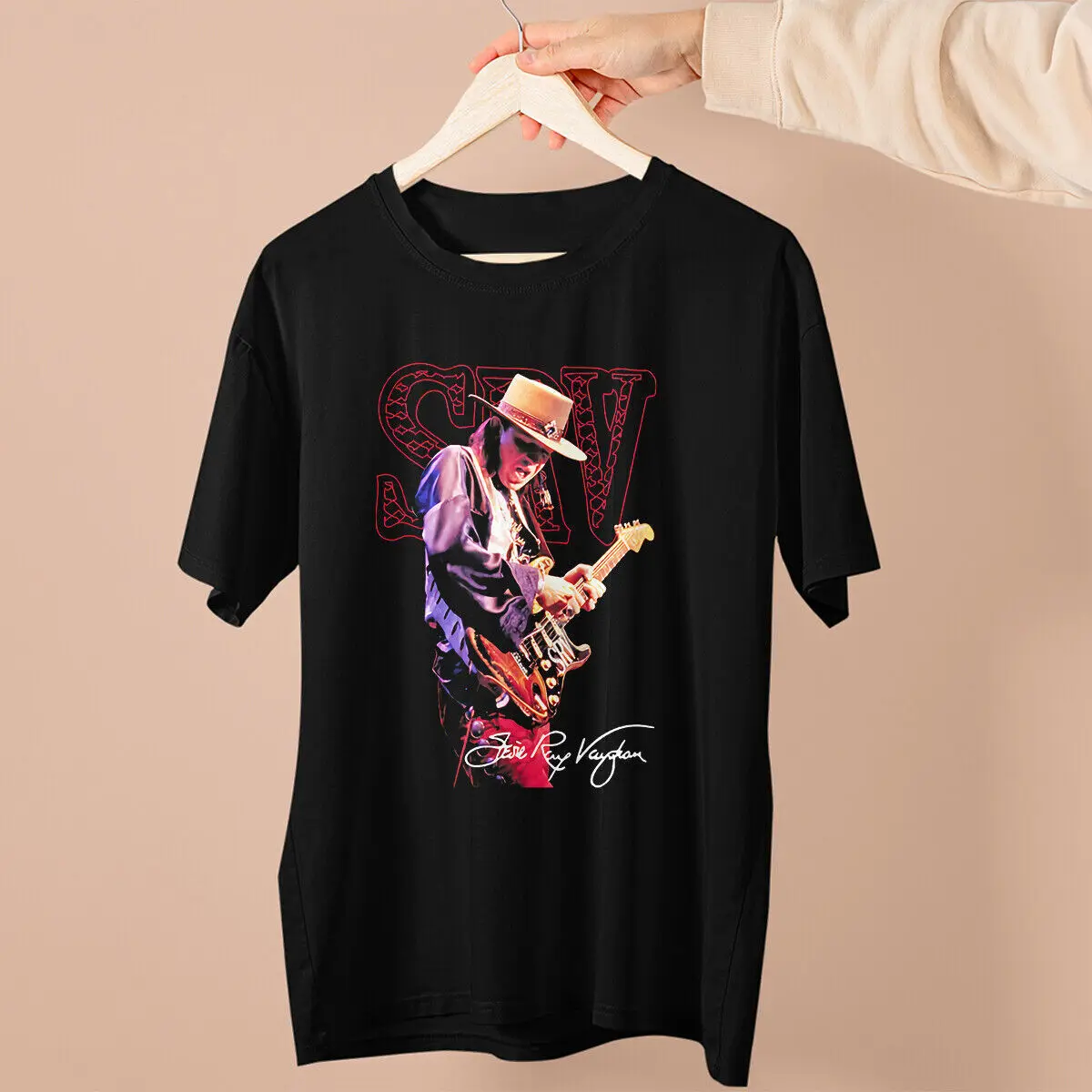 

Stevie Ray Vaughan SRV Couldnt Stand the Weather Live Alive Classic Music Shirt