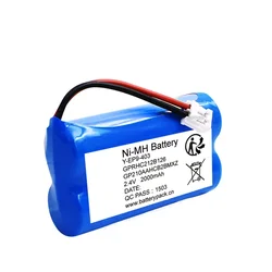 Y-EP9-403 2.4V 2000mAh NiMH Root Meter Rechargeable Battery Pack