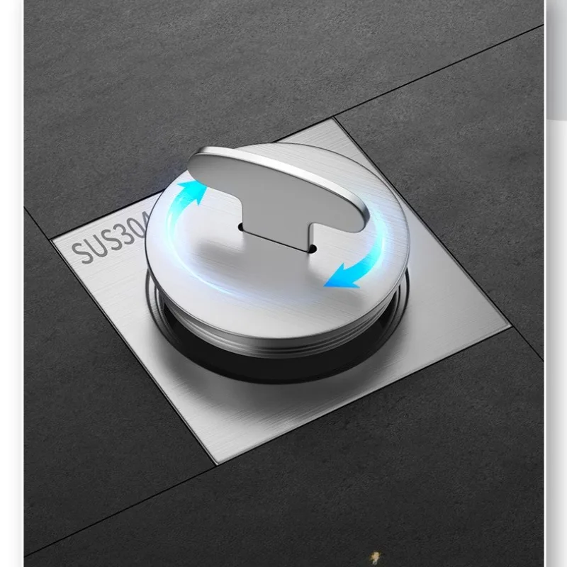 

Simple 304 Stainless Steel Integrated Cleaning Port, PVC Sewer Pipe, Ground Maintenance Port, Sealed Floor Drain