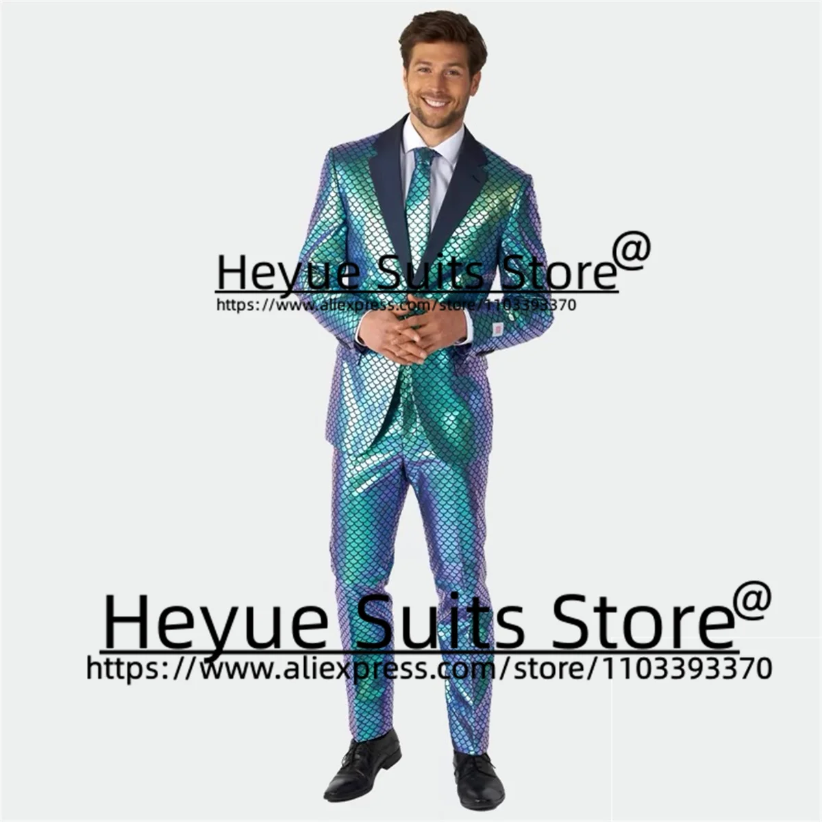 

Fashion Comic Pattern Men Suits Slim Fit Notched Lapel Groom Formal PromTuxedos 2 Pieces Sets Classic Male Blazers Costume Homme