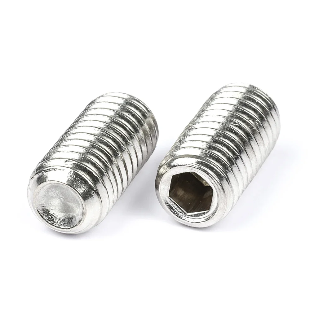 hex socket set screw cup point stainless steel m2 m3 m4 m5 m6 m8 m10 headless hexagon socket grub screw