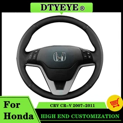 DIY Car Accessory Car Steering Wheel Cover For Honda CRV CR-V 2007 2008 2009 2010 2011 Customized Original Steering Wheel Braid