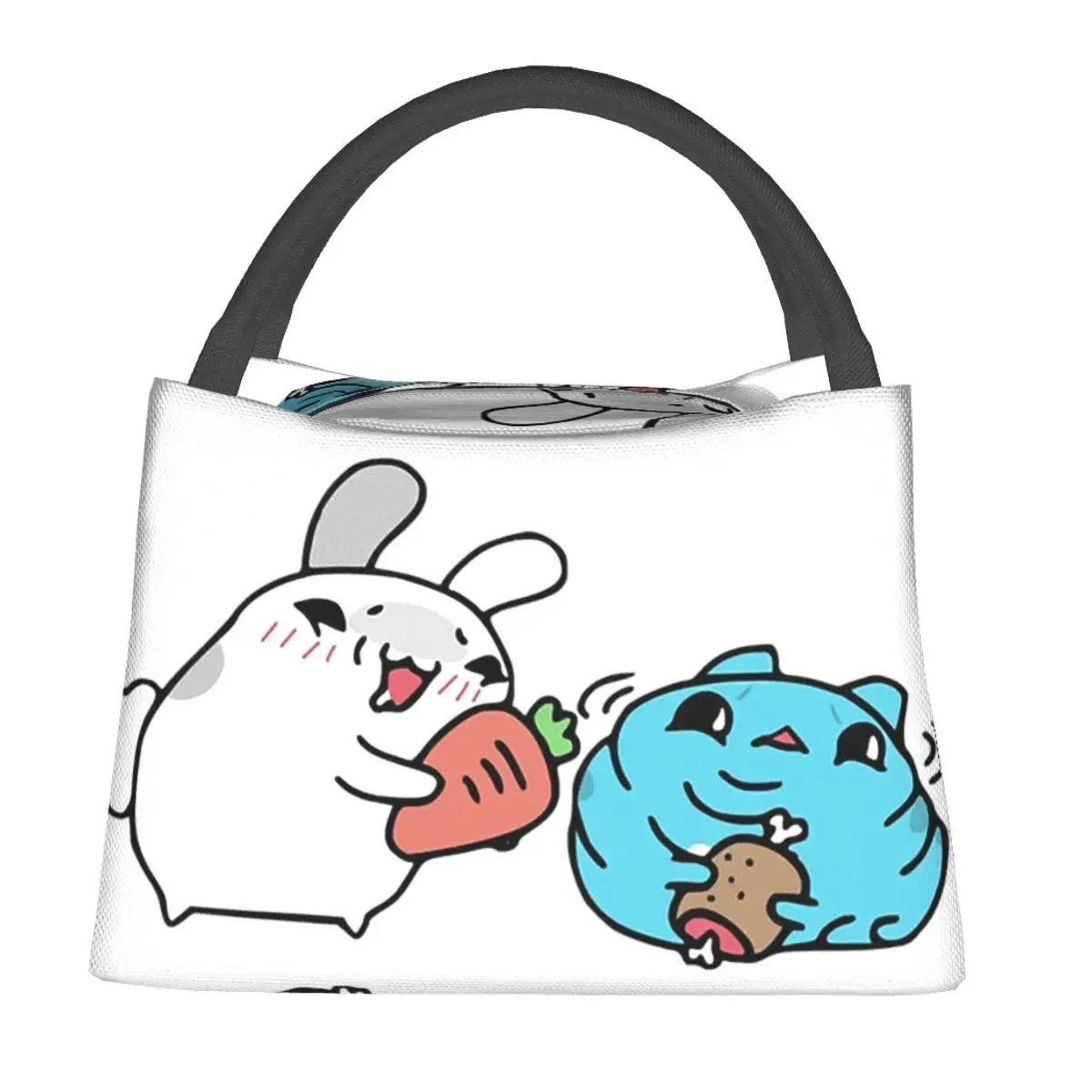 Comic Cat Bugcat Capoo Bug Cat Lunch Bags Insulated Bento Box Portable Lunch Tote Picnic Bags Cooler Thermal Bag for Woman Kids