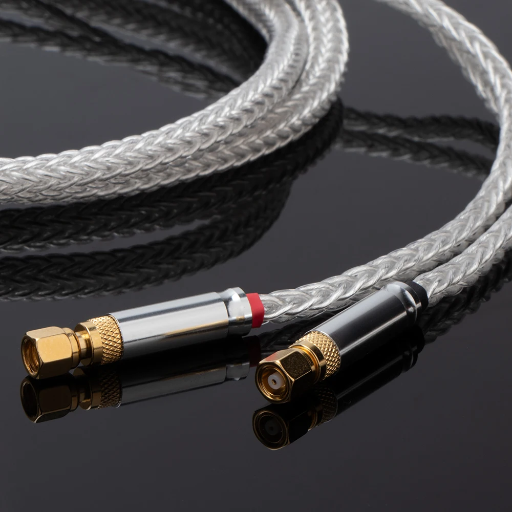 الفضة النقية 6.5 مللي متر TRS سماعة كابل 6.35 مللي متر ياربود استبدال كابل ل HE400 HE5 HE6 HE300 HE560 HE4 HE500 سماعة