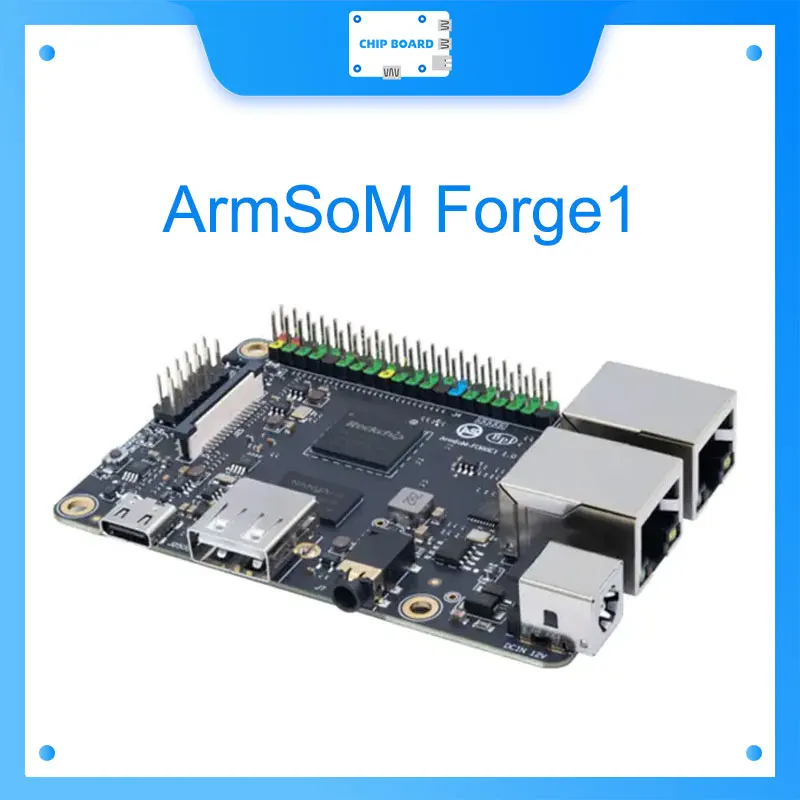 ArmSoM Forge1 industrial SBC is powered by Rockchip RK3506J SoC