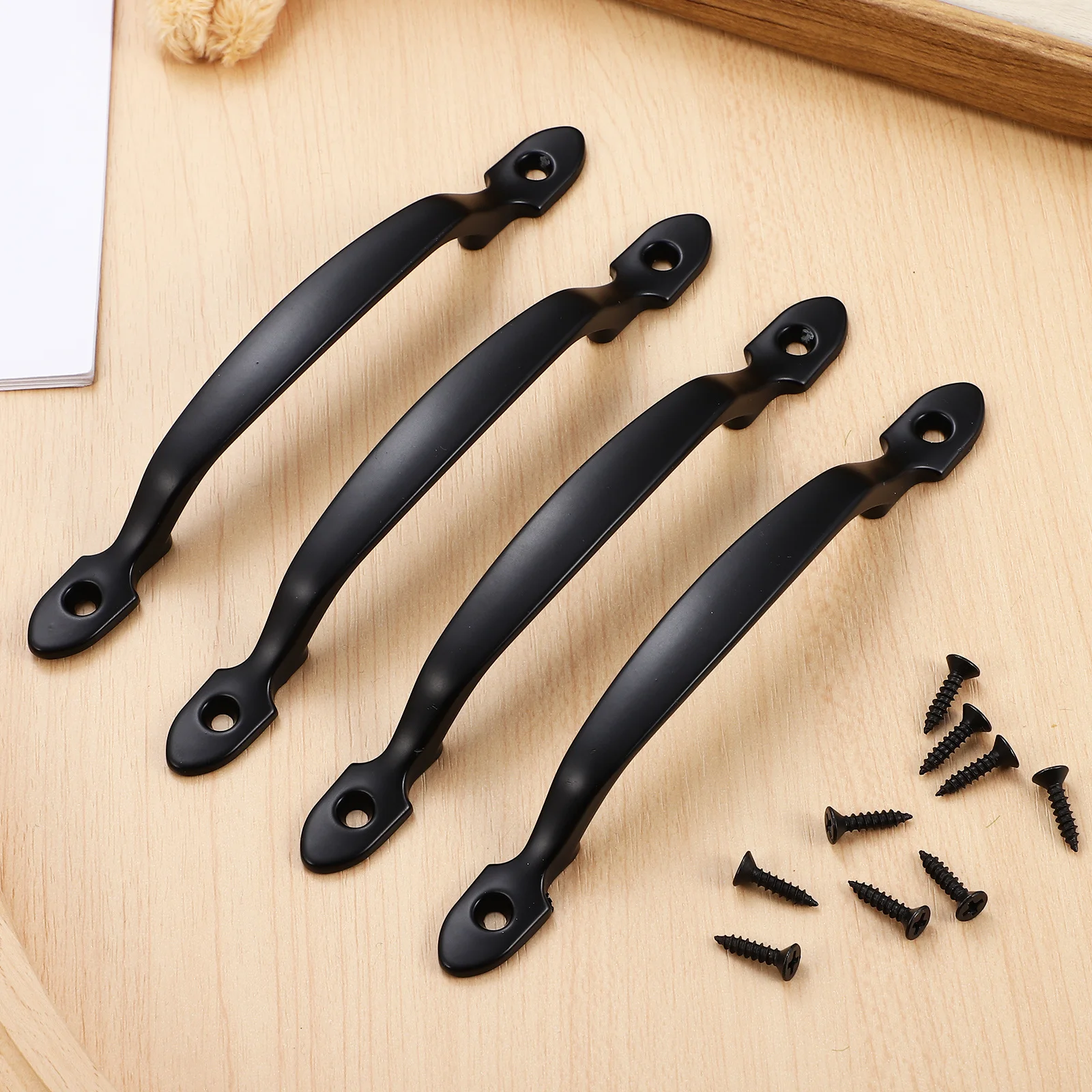 

2 Pcs Handle Closet Door Handles Cabinet Knobs Hardware Pull Wardrobe Zinc Alloy Barn