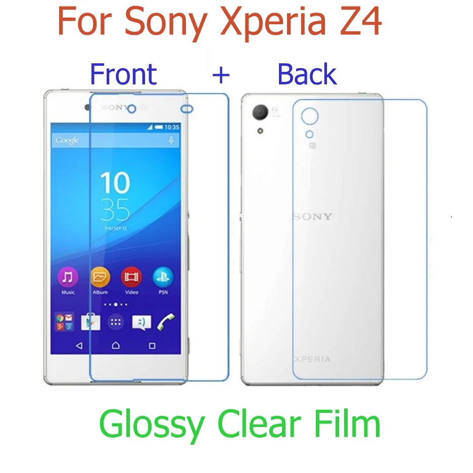 (front+back) HD clear glossy & Matte film For Sony xperia Z L36H Z1 L39H Z2 Z3 Z4 Z5 Premium Ultra plus screen protector film