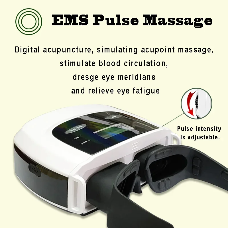 FFITONG Myopia Eye Massager Eye Trainer EMS Pulse Improve Vision Eye Patches For Adult Kids Eyesight Enhance