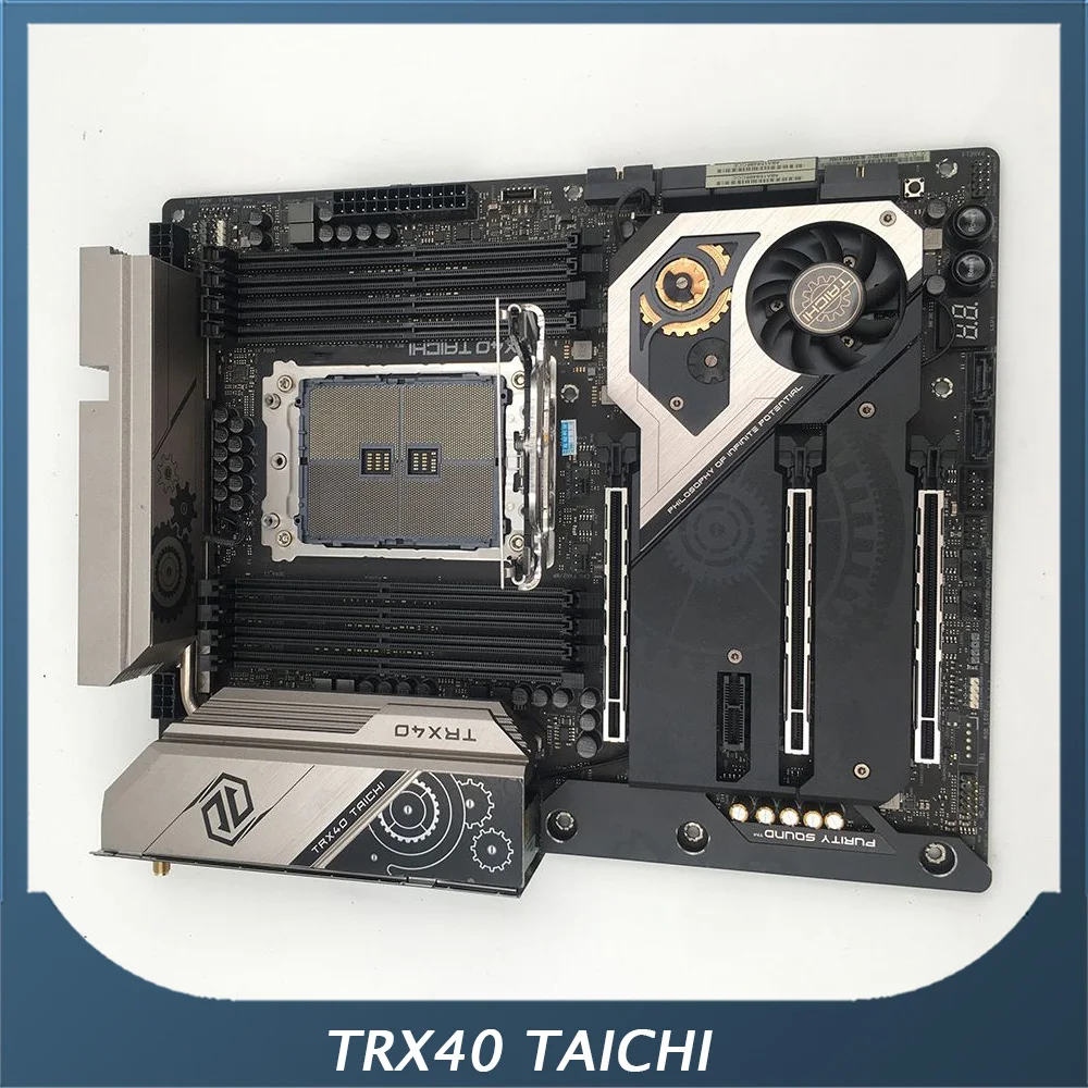 Hot Sale Desktop Motherboard For ASROCK TRX40 TAICHI 8×DDR4 8+24 PIN ATX 256GB Support 3970X 3900X  Fully Tested