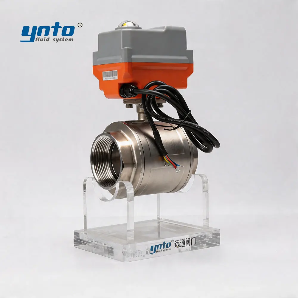 

Industrial Explosion-Proof IP67 Electric Three-Piece Ball Valves 304 Stainless Steel 7-Wire Switch Type High-Quality