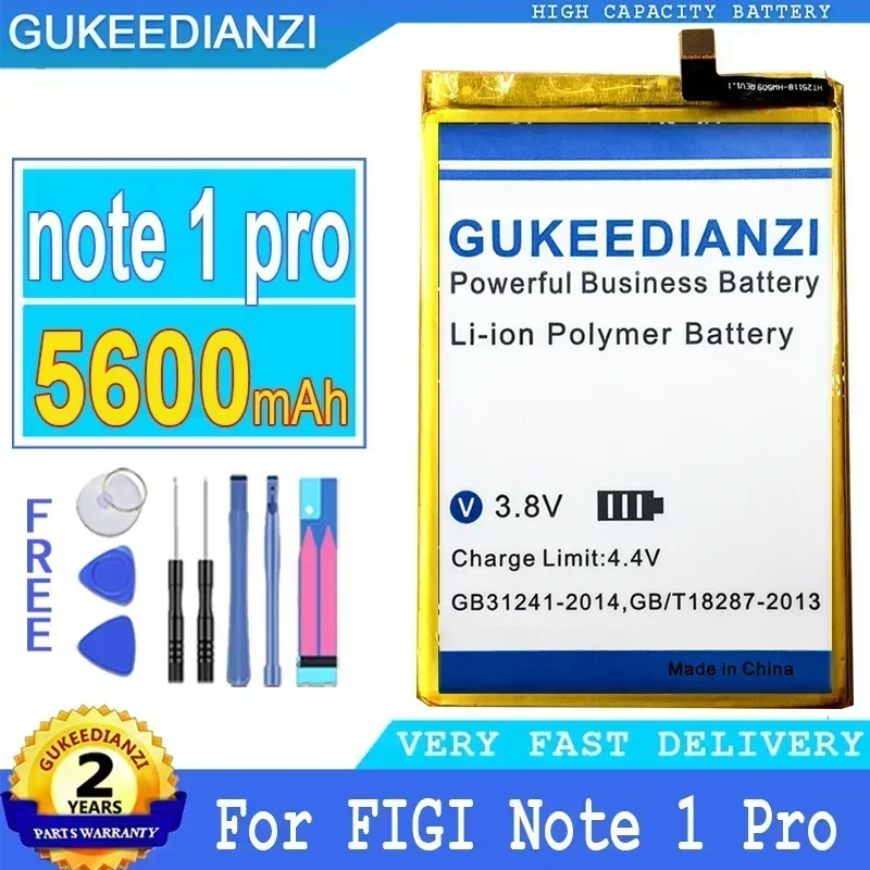 

Портативная перезаряжаемая батарея 5600 мАч для FIGI Note 1 Pro 1Pro Note 1 Pro Сменные батареи