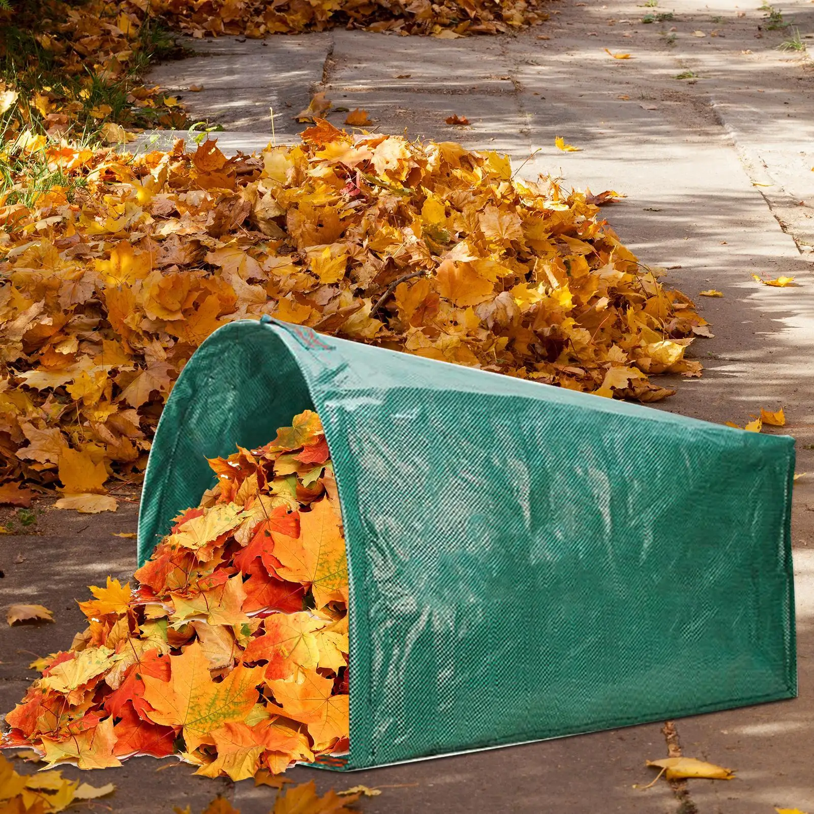 

2pc Courtyard Weeds Collection Container Garden Leaves Flowers Waste Storage Bag Large Capacity Fallen Leaves Garbage Bags
