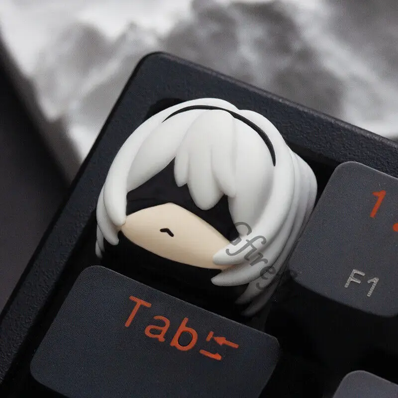 NieR:Automata Keyboard Cap Series Anime Stereo Resin Keycap Art Computer Kforce YoRHa No.2 Typ B Originalität