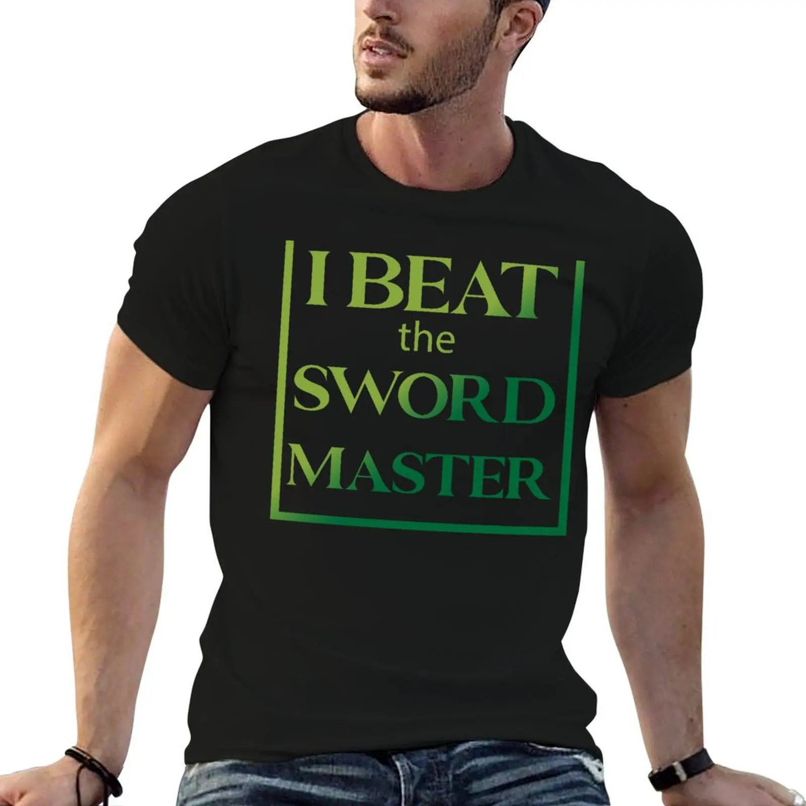 I Beat the Sword Master - Monkey Island T-Shirt tees Clothing mens vintage t shirts