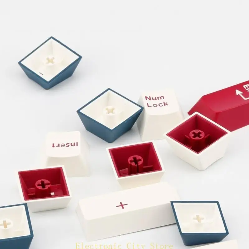 

136pcs PBT Mech Keycap Cover Key Key для механических клавиатур Hu8d