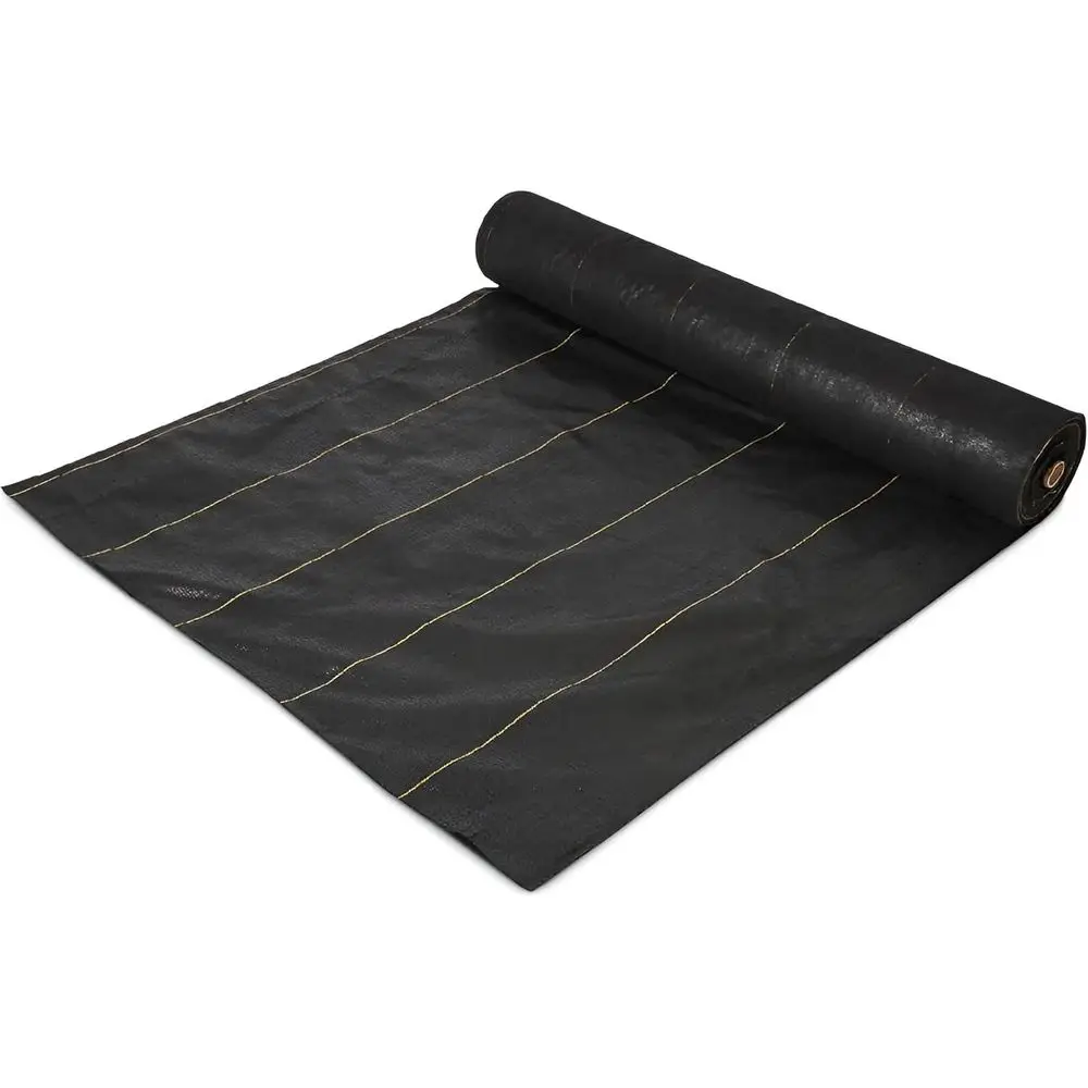 

Heavy-Duty Weed Barrier Fabric, 3.2 oz, 6 x 300 ft - Ground Cover Mat for Gardening, Greenhouse, and Outdoor Landscaping Protect