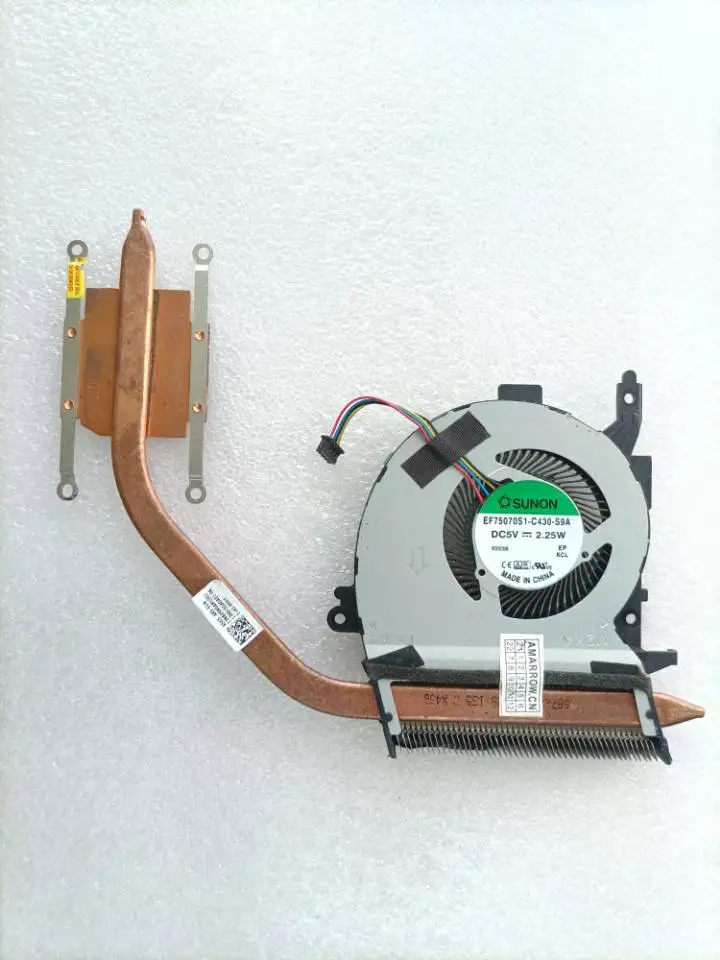 Original laptop cpu cooling fan heatsink For asus X556 X556U X556UB X556UQ A556U A556 K556 K556U FL5900U FL5900L Integrated GPU