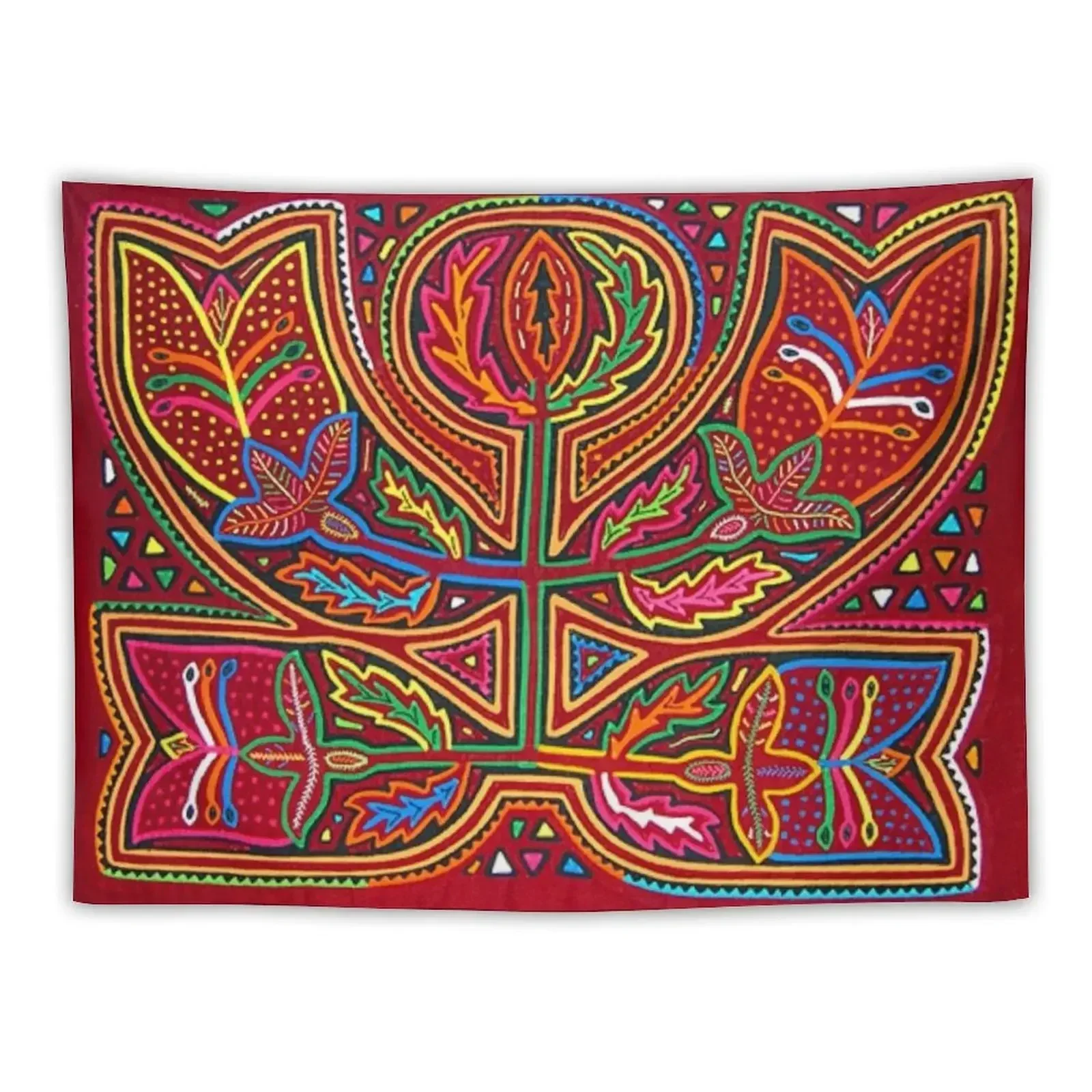 Mola de Panama Tapestry Art Mural Things To The Room Tapestry