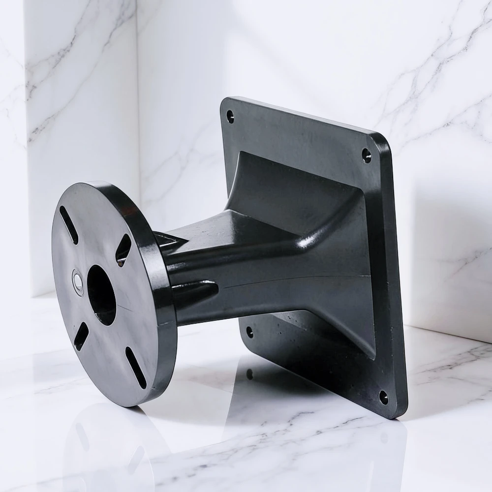 MW Audio 1PCS Stage Speaker Horn with Integrated Adapter, ABS Plastic Horn Flare for Pro Audio