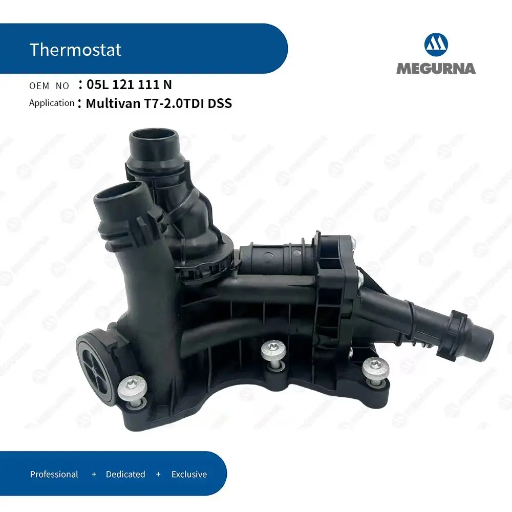 New Engine Coolant Thermostat Assembly 05L121111N Fit 2.0T Diesel for AUDI A3 Q2 VW Caddy Golf MK8 Multivan T7 Tiguan Touran