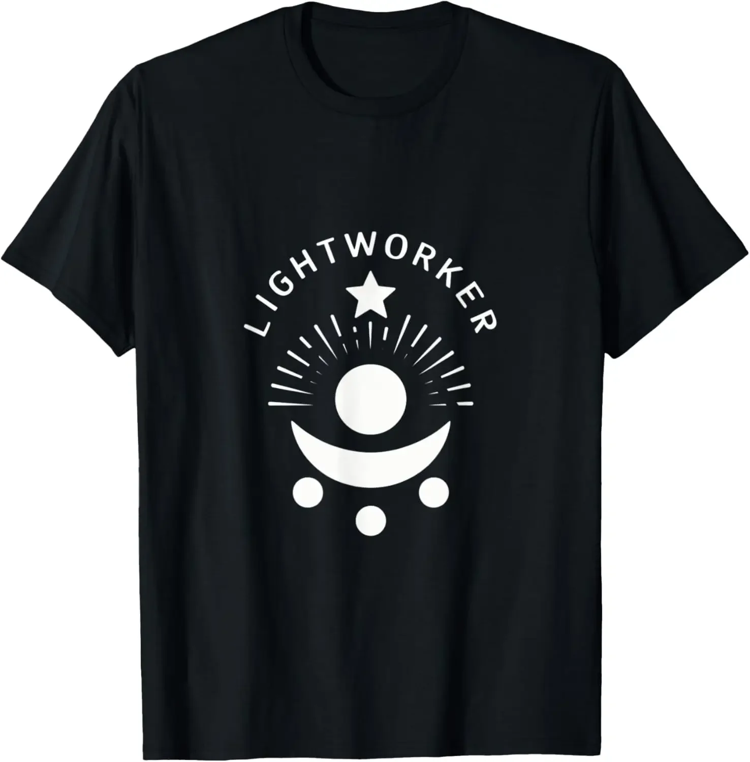 Lightworker Reiki Energy Healing New Age Meditate Yoga T-Shirt Graphic T Shirts Vintage T Shir Camisas Streetwear