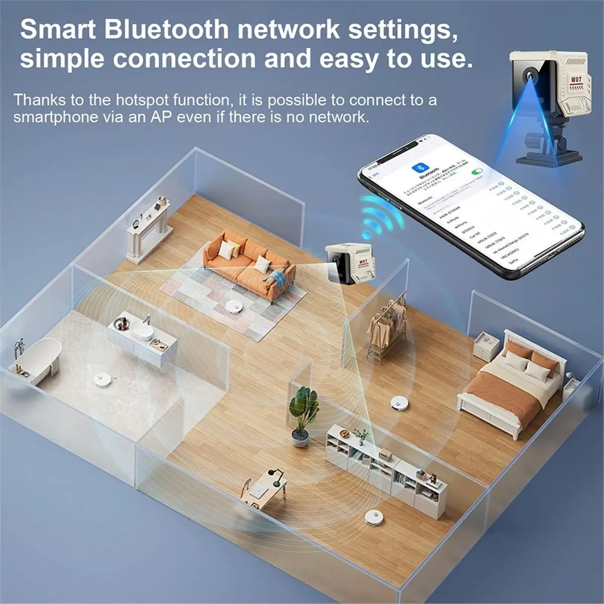 【MUST-HAVE LIST】 Wireless Wifi Camera Night Vision Security Monitoring Outdoor Sports Small Camera High-Definition 4K Camera