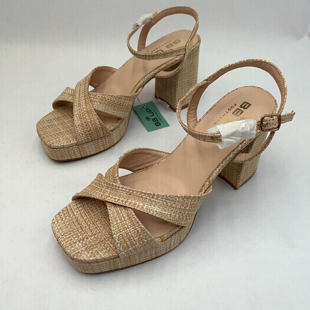 

Summer 2025 Fairy Sle Women's Sandals Faionable Thi Heel Waterproof Platform Sexy Casual oes Low Cut Slip-On Rubber Sole