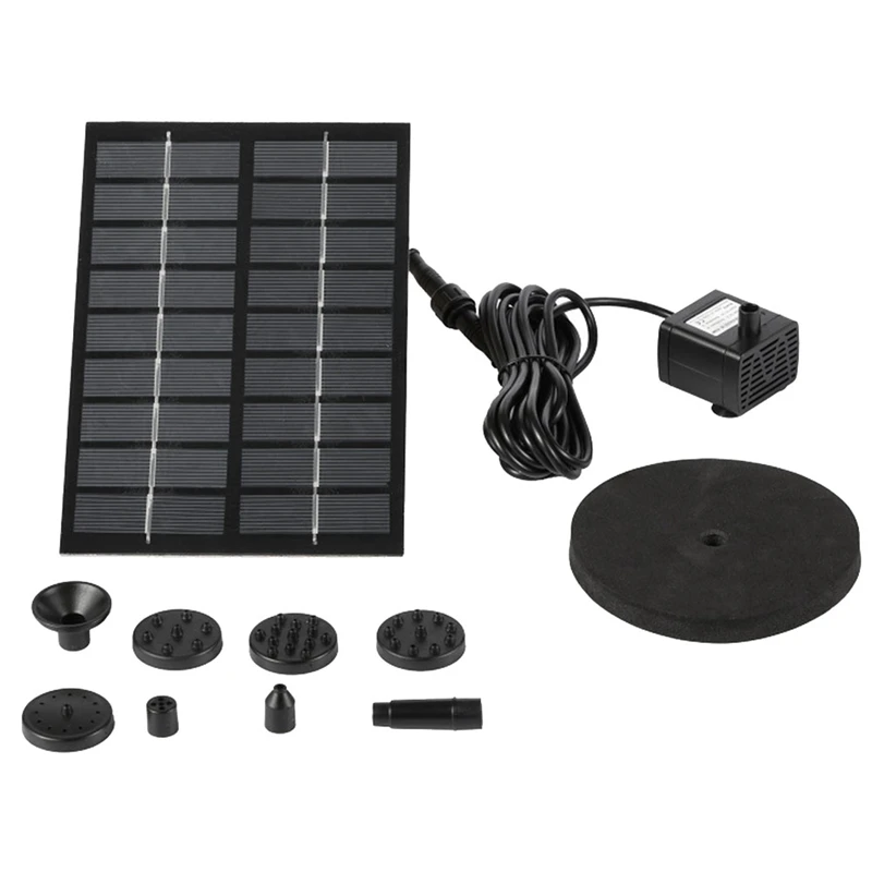 

Solar Fountain Pump Solar Panel Fountain Pump Pool Pond Garden Water Sprinkler Sprayer For Bird Bath Pond Garden