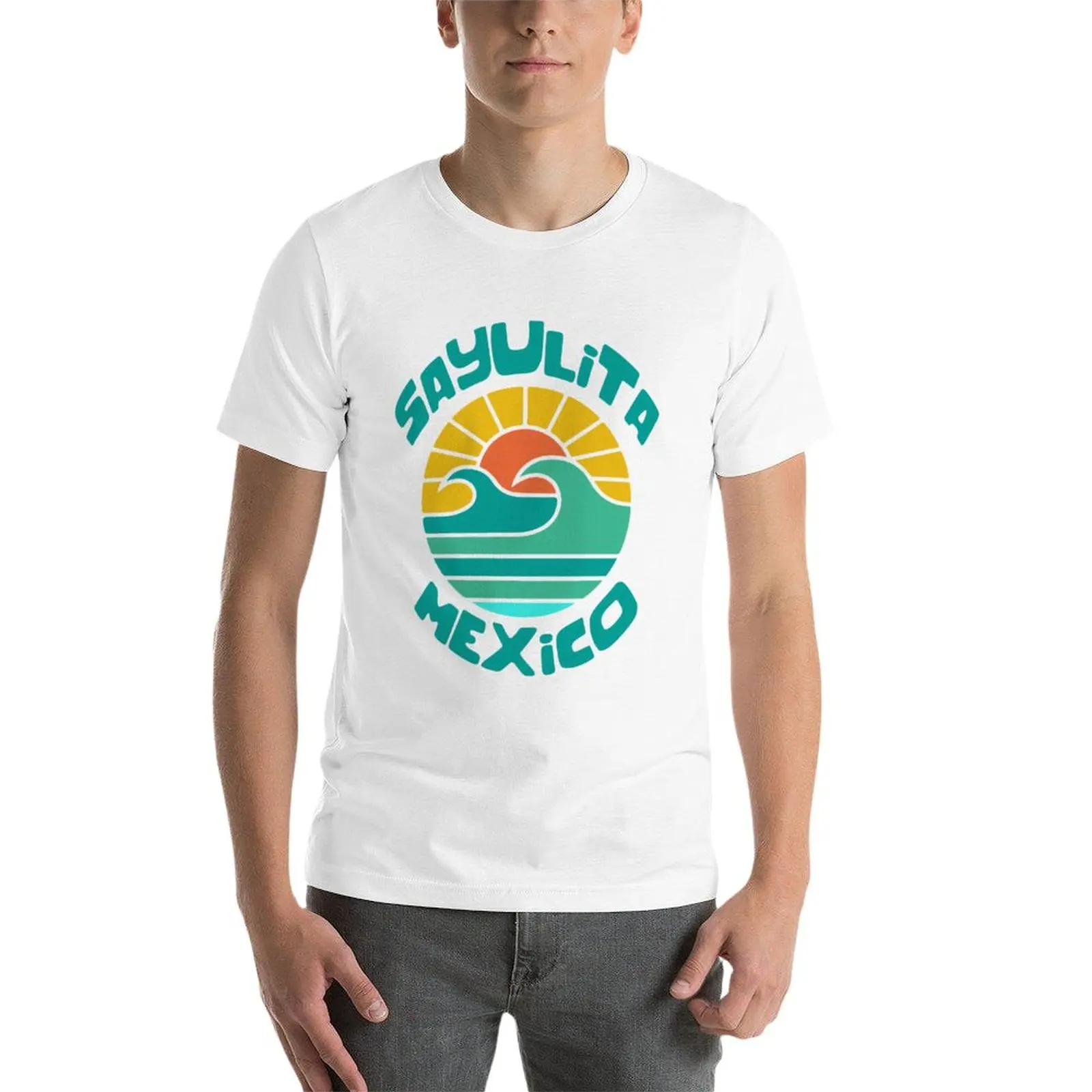 New Sayulita mexico T-Shirt Short sleeve tee Anime t-shirt t-shirts man Men's t-shirts