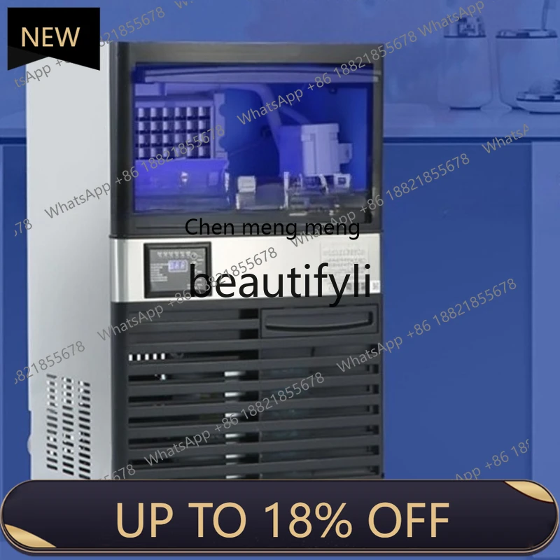 

Z189 Ice Maker Commercial Milk Tea Shop Large Small Fully Automatic Cube Ice Machine