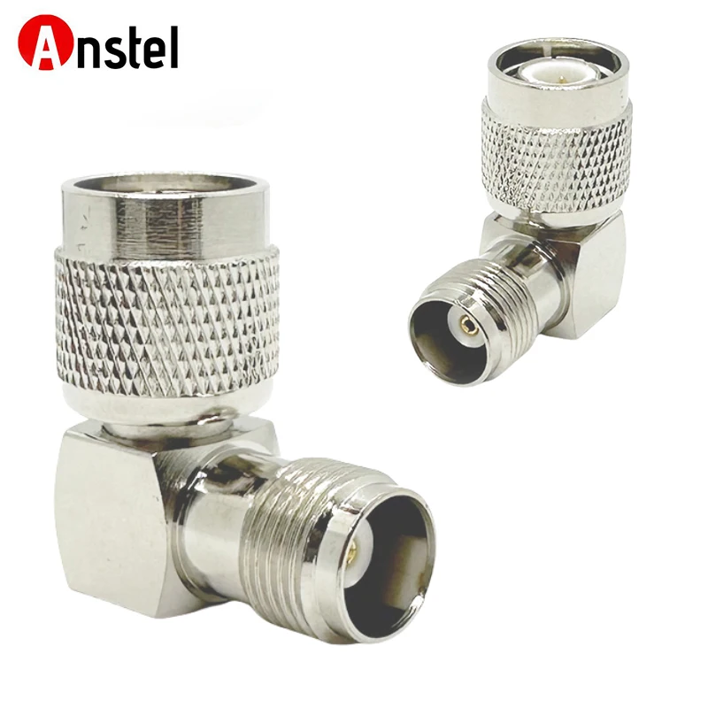 Pure Copper TNC Male to Female Right Angle RF Adapter 90 Degree L Type Coaxial Connector Converter 50 ohm Low Loss