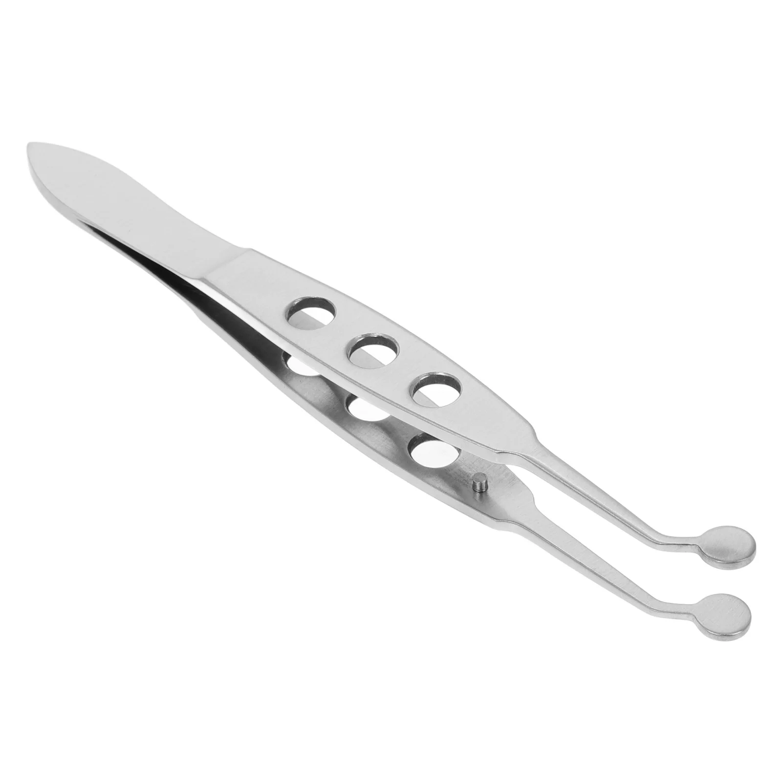 

Meibomian Gland Massage Tweezers Eyelid Forceps Stye Remover Bag Stainless Steel Lash Tools Round Tip Precision Design