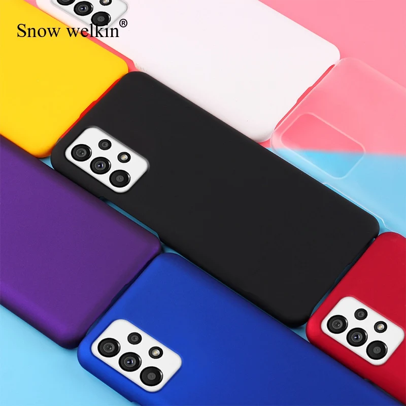 New Luxury Rubberized Matte Hard Plastic Case Cover For Samsung Galaxy A72 A52 A52S A42 A32 A22 A12 A02 A02S Back Phone Cases