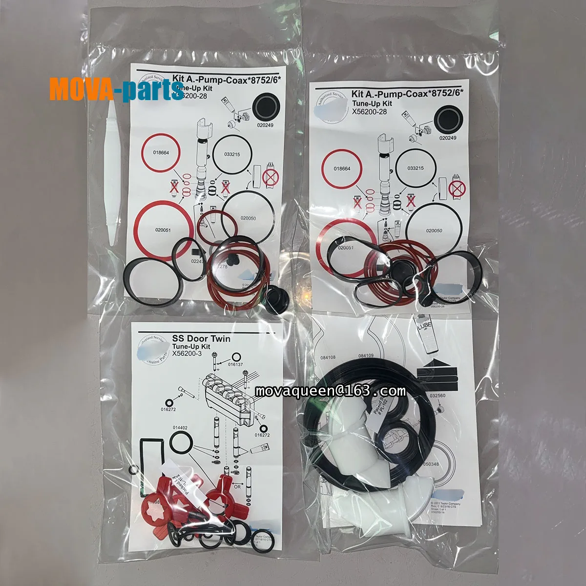 

X56200-14 X56200-3 X56200-28 Ремонтный комплект настройки для машины для мороженого Taylor 8757, замена машины для мороженого