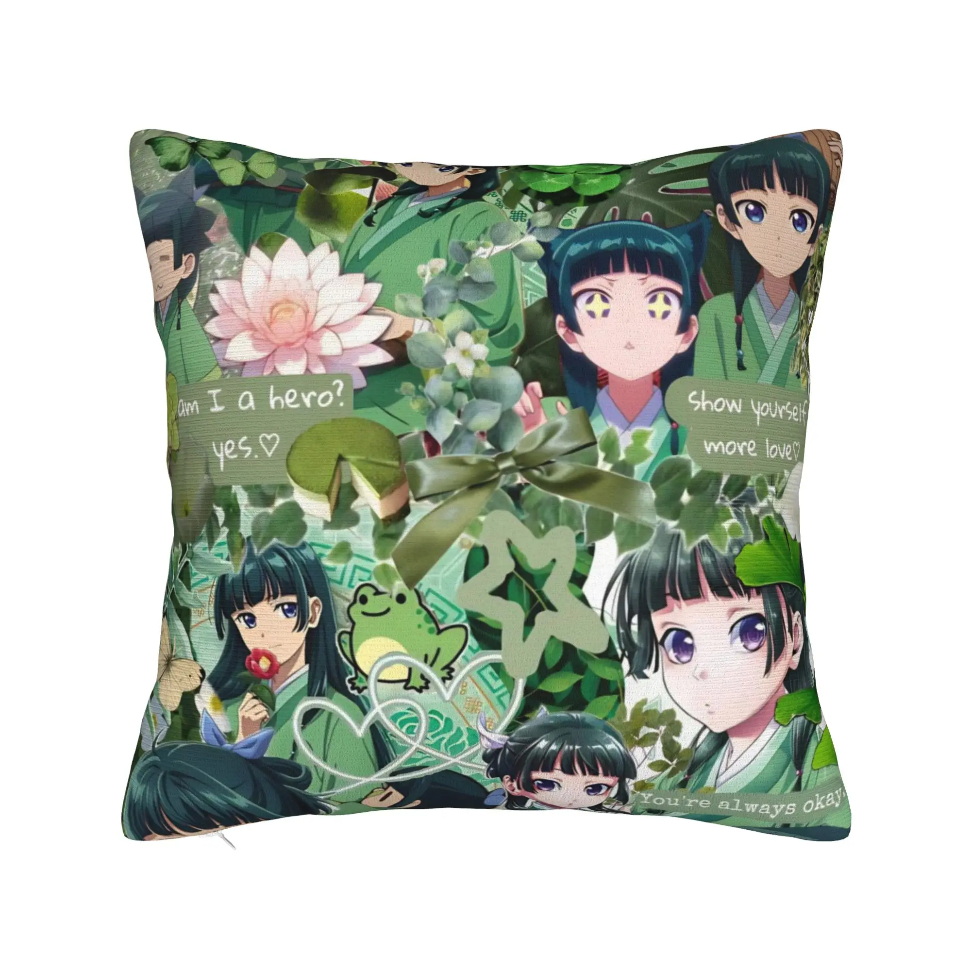 Decorative Pillow Cover The Apothecary D-Diaries Maomao  Accessories Home  Throw Pillow Case Cover Square Style Multi Size