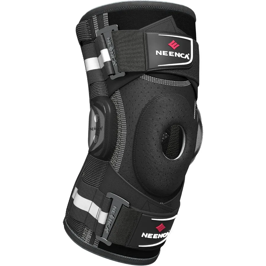 

NEENCA Professional Knee Brace for Knee Pain Hinged Knee Support with Patented X-Strap Fixing System Medical for Pain Relief Ar