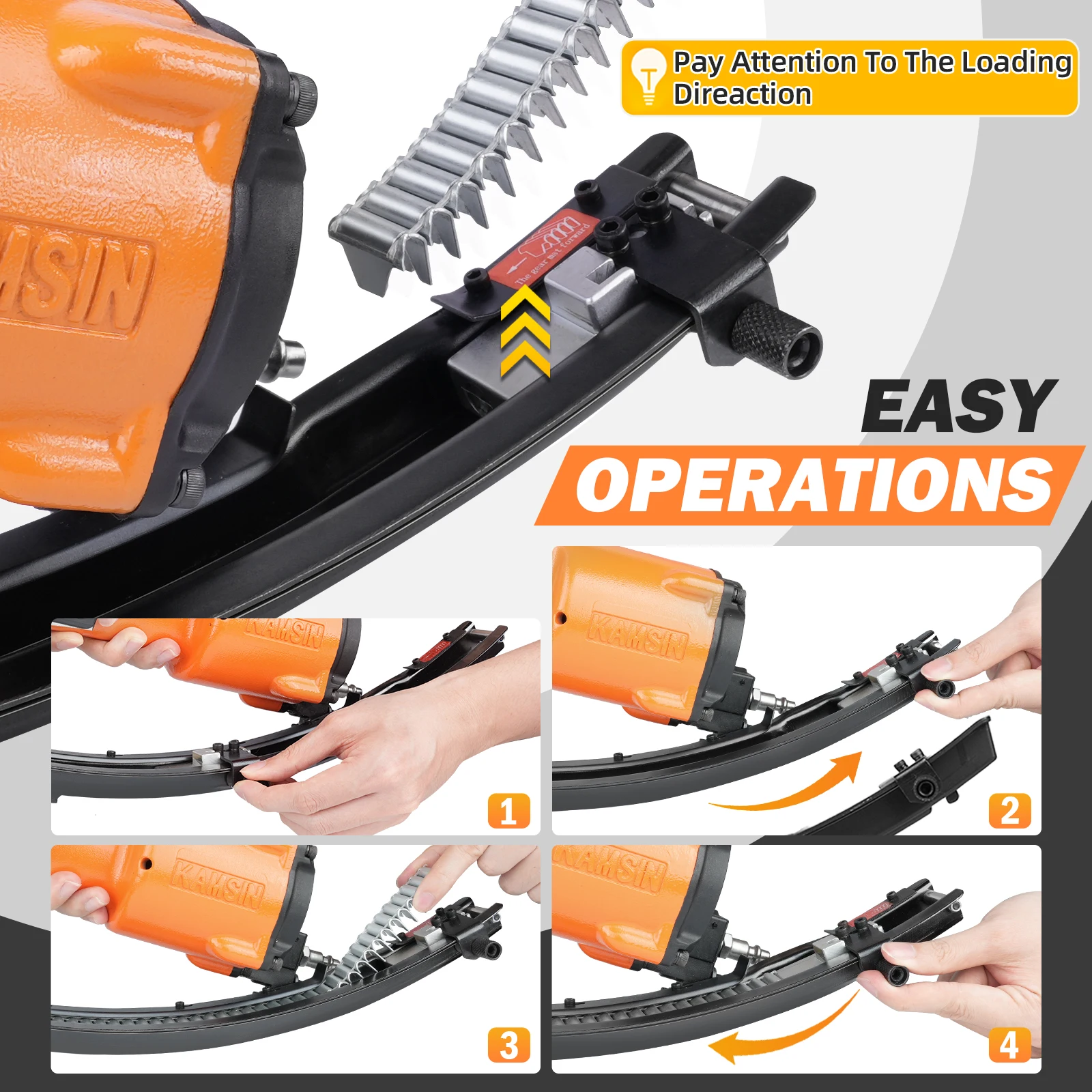 KAMSIN M66K Air Power Clinch Clip Tool Gun, semelhante a Vertex, Hartco Air Clipper Gun para lagostas, armadilhas de caranguejos