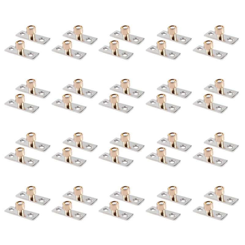 

12Mm Diameter Wooden Sliding Door Guide Metal Locator Stopper 40Pcs-B51B