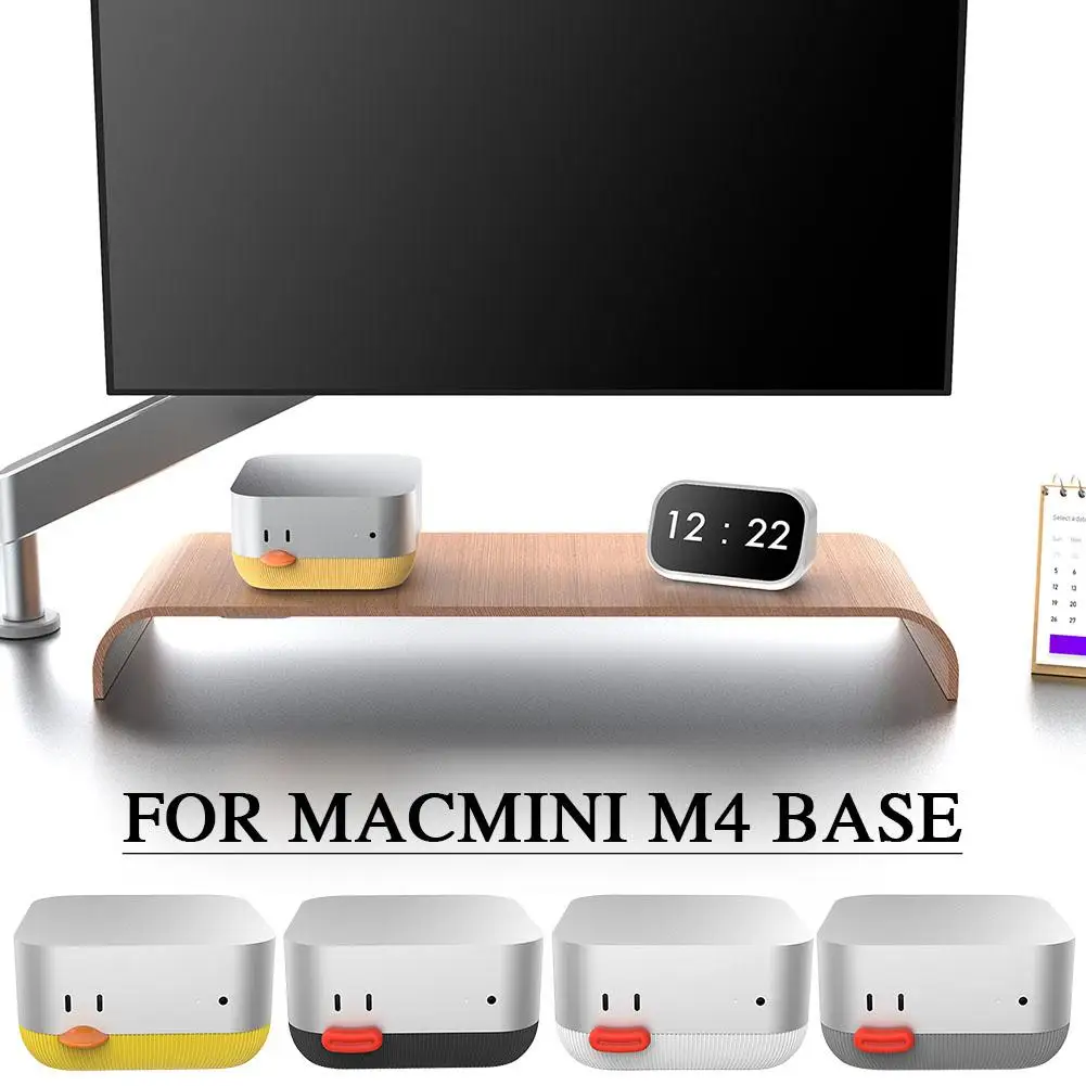 

For Mini M4 Cooling Base Bracket Power Button Base And Front Dust Proof Cute Bracket Dissipation Base He C1r3