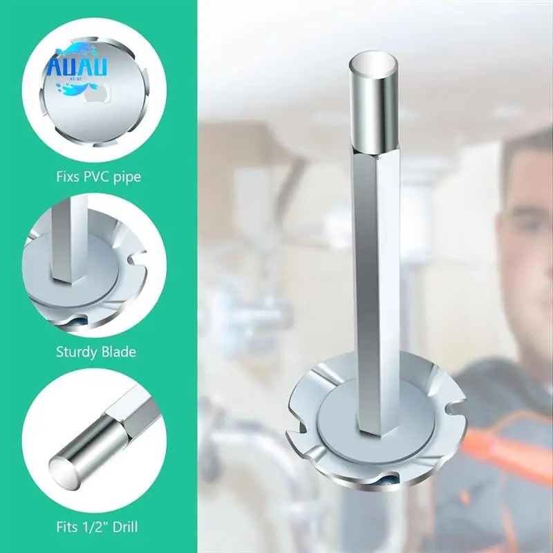 

AUAU-PVC Fitting Saver для удаления SCH 40,1-1/2 дюйма, 2 дюйма, 3 дюйма, 4 дюйма, набор защиты втулок для сверл для труб из ПВХ