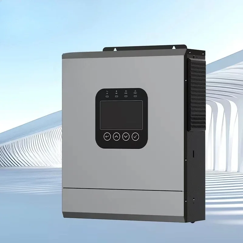 PV500V 5000w 6200w 48VDC to 200VAC Solar off Grid Hybrid Inverter 5KW 6.2KW Pure Sine Power Solar Inversor with  MPPT Controller