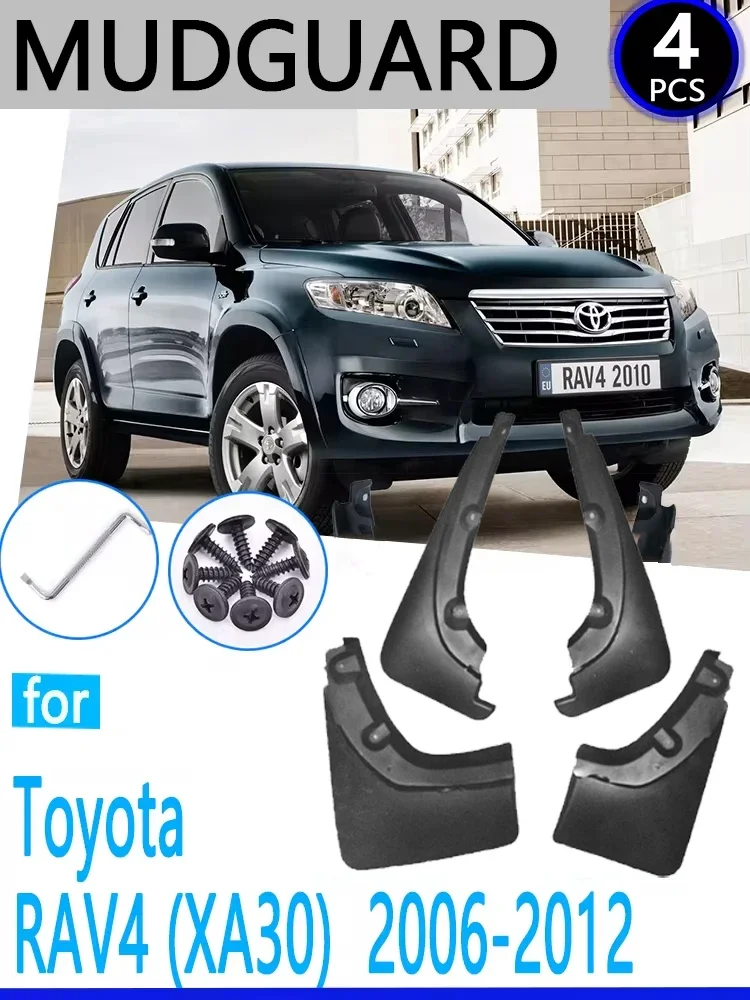 

Mudguards for Toyota RAV4 2006~2012 XA30 2007 2008 2009 2010 2011 Car Accessory Mudflap Fender Auto Replacement Parts Dustproof
