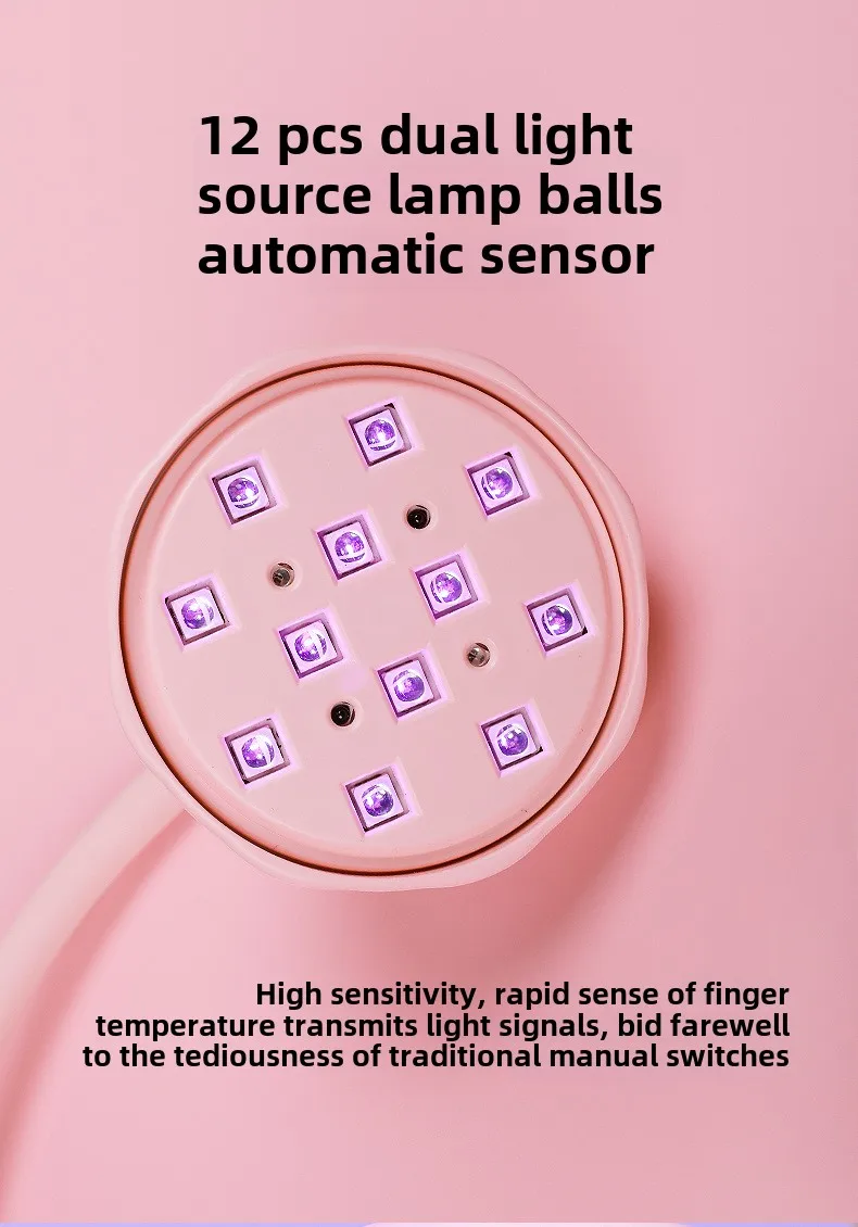 Nail Art Lamp Oplaadbaar Draagbaar Licht Mini Nail Art Lamp Kleine Led Gebakken Nagel Diamantlamp Uv-lamp Ingebouwde batterij Baklamp