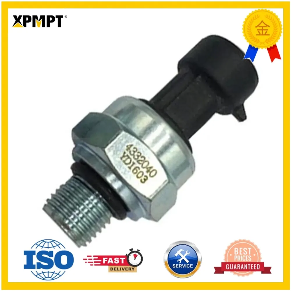 4332040 Pressure Sensor Fits for John Deere Excavator 17ZTS 160LC 35ZTS 330LC 200LC EX100-5 EX120-5 EX135UR EX200-3 EX200-5 EX22