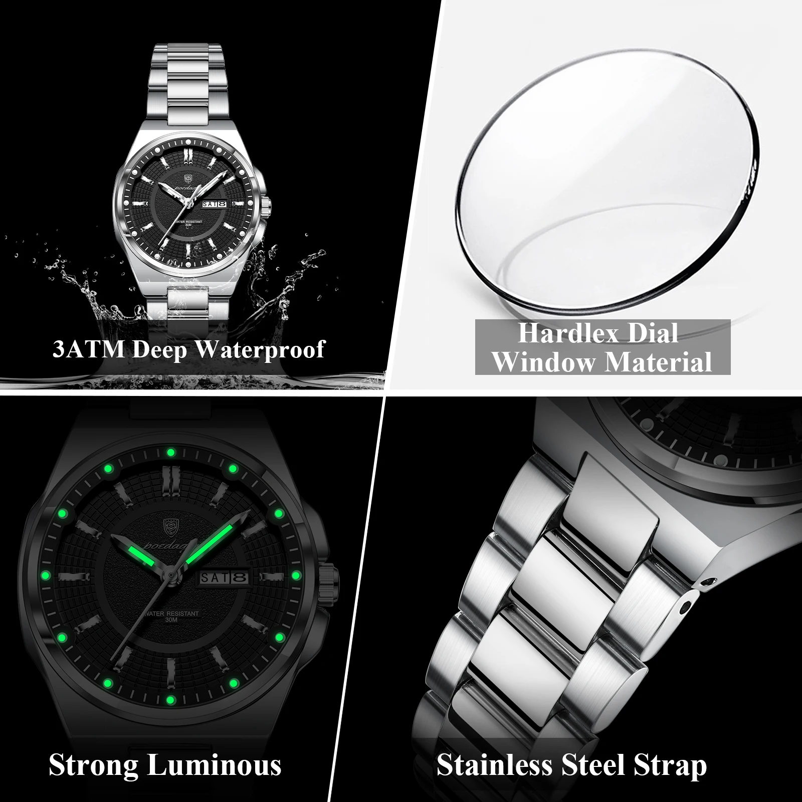 POEDAGAR Jam Tangan Wanita Mew - Waterproof Diving Watch ulasan dan harga
