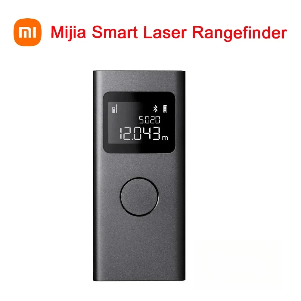 

Умный лазерный дальномер Xiaomi с ЖК-дисплеем, измерение расстояния в реальном времени, лазерная рулетка, совместимость с приложением Mijia