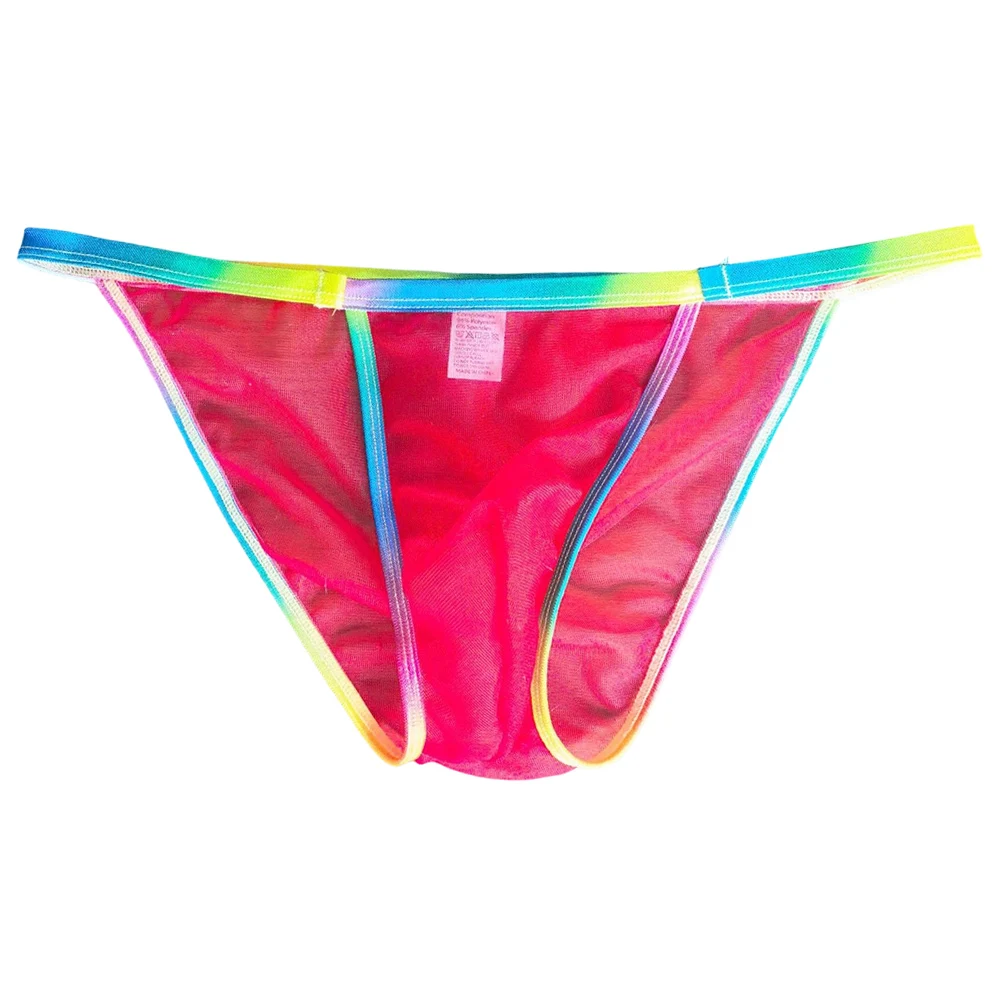 

Мужские прозрачные трусы-брифы с низкой посадкой, очень соблазнительное белье для геев и сисси, ультрасексуальное сетчатое дышащее мягкое бикини